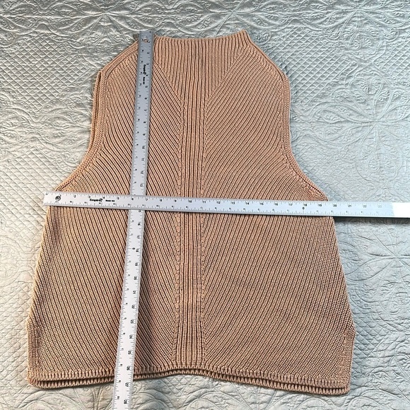 Max Studio Tan Ribbed Sweater - Picture 3 of 6